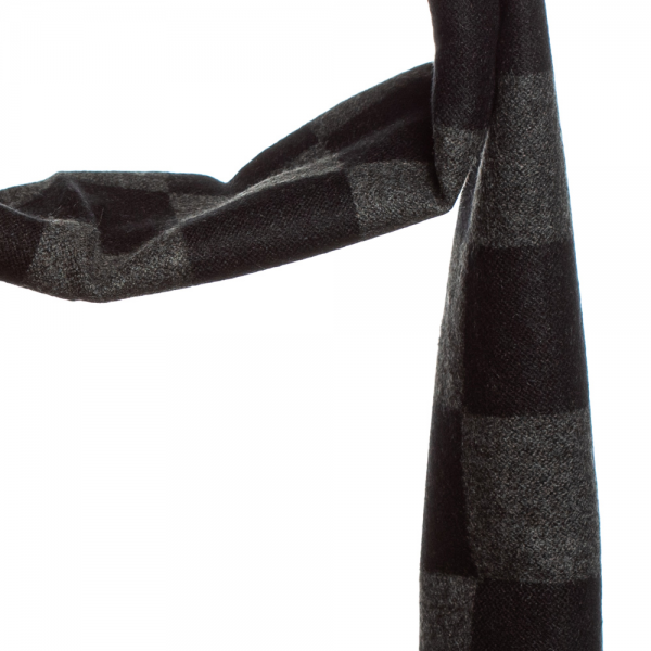 Мъжки шал Henel черен цвят, 2 - Kalapod.bg